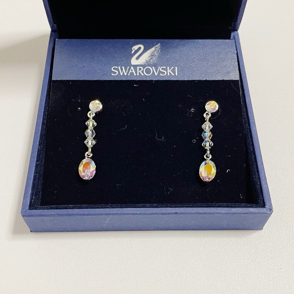New! Swarovski Crystal Multi Crystal Drop Earrings